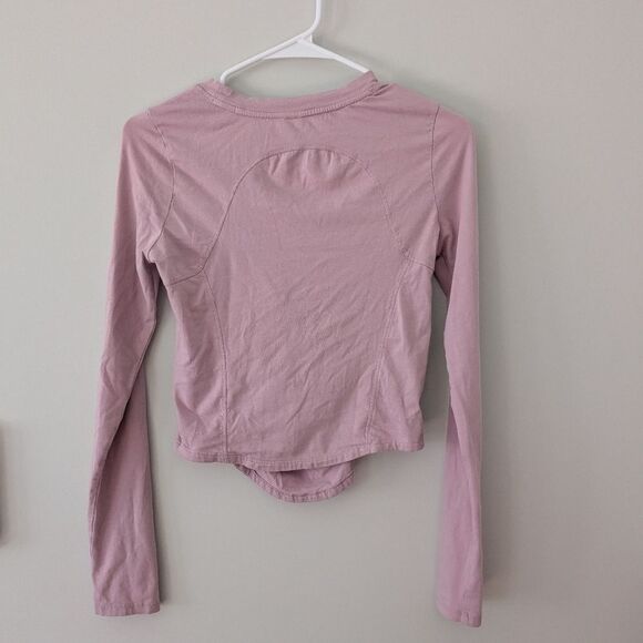 NWOT Daily Practice by Anthropologie Fitted Scoop-Neck Top Pink Mauve Size XS - Picture 4 of 5
